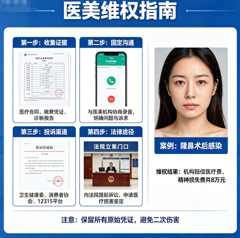 遭遇医美失败后如何正确维权？